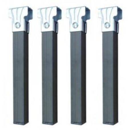 JUEGO DE 4 PATAS CUADRADAS PARA SOMIER. ALTURA 28 CM. 30X30 MM