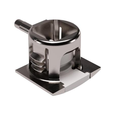 UNICO SOPORTES DE UNIÓN PARA ESTANTES. PIEZA ÚNICA. PIVOTE LISO