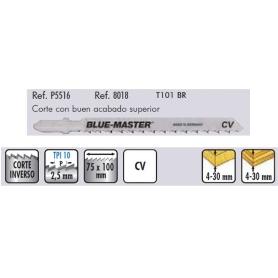 HOJA CALAR BIMETAL SIN ASTILLA 100MM T101BRF