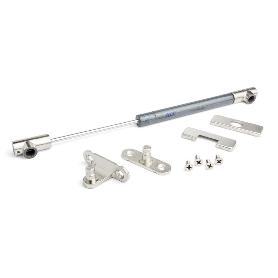 COMPAS MINIKAL ASCENDENTE / DESCENDENTE 240MM PARA PUERTA DE ALUMINIO O MADERA CON SOPORTES FUERZA 80N APERTURA ASC