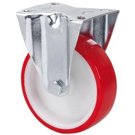 RUEDA FIJA NYLON/PU 160MM S/ANTIHILO