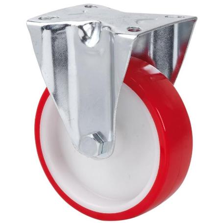 RUEDA FIJA NYLON/PU 160MM S/ANTIHILO