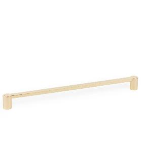 TIRADOR ZAMAK FUSION ACABADO NEGRO TITANIO, LATON CAVA, NIQUEL Y LATONADO ACABADO LATONADO