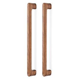 JUEGO MANILLÓN LUV W DOBLE C384 L418,5 ACABADO NOGAL