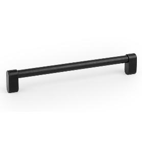 TIRADOR ALUMINIO MODELO LINKK ACABADO NEGRO CEPILLADO, INOX, LATON CEPILLADO, ACABADO NEGRO CEPILLAD DIST. AGUJERO 