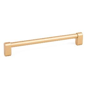 TIRADOR ALUMINIO MODELO LINKK ACABADO NEGRO CEPILLADO, INOX, LATON CEPILLADO, ACABADO LATON CEPILLAD DIST. AGUJERO 