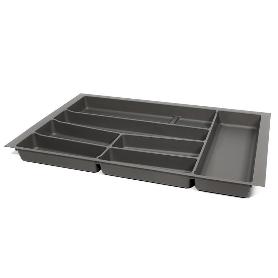 CUBERTERO MODELO AURO PARA CAJÓN MÓDULO 300 - 1000 ACABADO ANTRACITA/BLANCO MODULO MODULO 800 ACABADO ANTRACITA