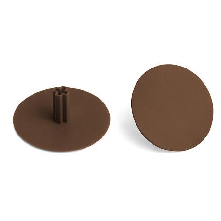 TAPA EMBELLECEDORA ALLEN 6 Ø40 PIVOTE 14 ACABADO MARRÓN (CAJA 20000)