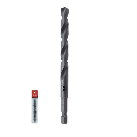 BROCA HSS DIN-338N M/HEX 1/4 6MM / 8MM / 10MM MEDIDAS 8MM