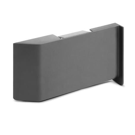 TAPA PLÁSTICO SCARPI-4 BLANCO / ANTRACITA MANO IZQUIERDA ACABADO ANTRACITA