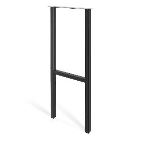 PATA ESCRITORIO H650 A220 20X20 NG.MATE (CAJA 2)