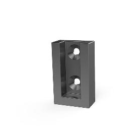 SOPORTE TUBO LATERAL ECO 30-12 ACABADO PLATA / GRAFITO ACABADO GRAFITO