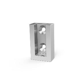 SOPORTE TUBO LATERAL ECO 30-12 ACABADO PLATA / GRAFITO ACABADO PLATA