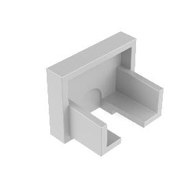TAPA FINAL SOLAPAR PERFIL KOY+ BLANCO, GRIS, NEGRO ACABADO GRIS
