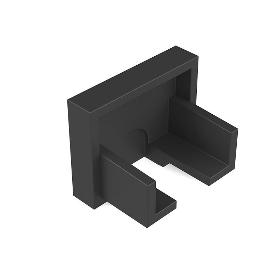 TAPA FINAL SOLAPAR PERFIL KOY+ BLANCO, GRIS, NEGRO ACABADO NEGRO