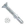 TORNILLO BROCA CABEZA PLANA ALETAS PH-3 6,3-60 ZINCADO