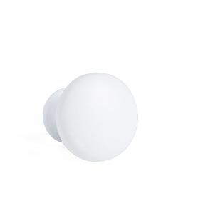 PARMA POMO ZAMAK ACABADO BLANCO MATE Ø DIÁMETRO Ø30