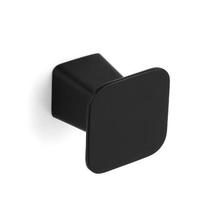 POMO PRISM DE VIEFE. MEDIDA 32X32. ALTURA H28. ACABADO BLANCO MATE Y NEGRO MATE ACABADO NEGRO MATE