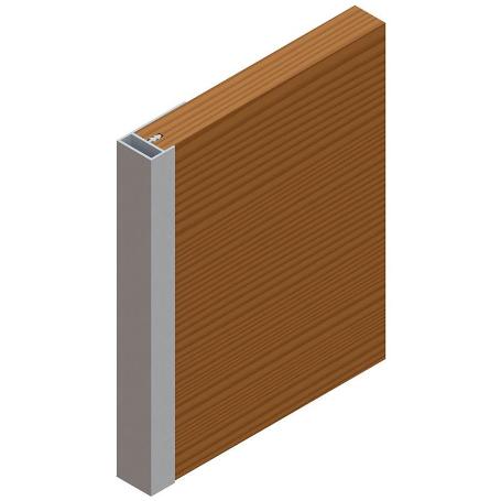 PERFIL VERTICAL ATENEO 2,75M ACABADOS DISPONIBLES BLANCO MATE, PLATA MATE Y NEGRO ACABADO PLATA MATE (CAJA 2)