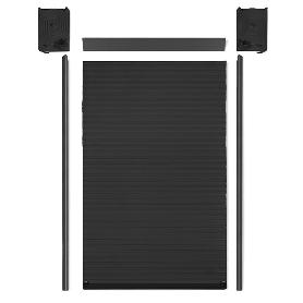 KIT PERSIANA PVC BÁSICA 1500-600/900 SP19 ACABADOS GRIS, BLANCO, NEGRO ANCHO RULOX 900 ACABADO RULOX NEGRO