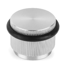 TOPE PUERTA ARPA 45X30MM INOXIDABLE LOOK ALUMINIO