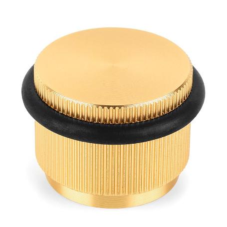 TOPE PUERTA ARPA 45X30MM LATON CEPILLADO ALUMINIO