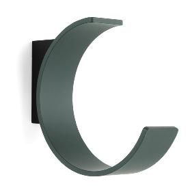 PERCHA BIRDD 25X80MM NEGRO MATE/VERDE FORES ZAMAK