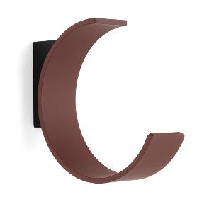 PERCHA BIRDD 25X80MM NEGRO MATE/ROJO VOLCAN ZAMAK