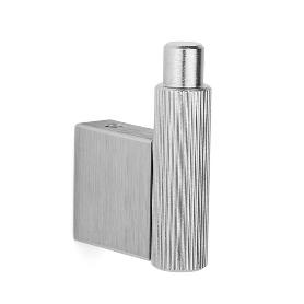 PERCHA ARPA 14X55MM INOXIDABLE LOOK ALUMINIO