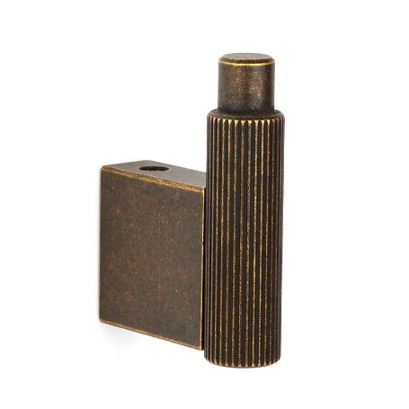 PERCHA ARPA 14X55MM LATON RUSTICO ALUMINIO