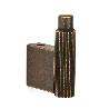 PERCHA ARPA 14X55MM LATON RUSTICO ALUMINIO