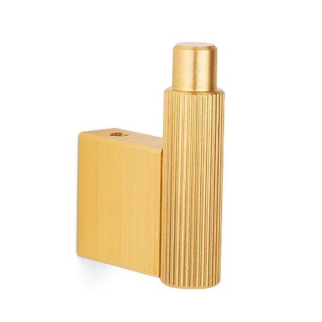 PERCHA ARPA 14X55MM LATON CEPILLADO ALUMINIO