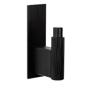 PERCHA ARPA PLATE 25X80MM NEGRO CEPILLAD ALUMINIO