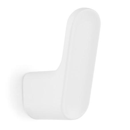 PERCHA LUV 17X50MM BLANCO MATE ZAMAK