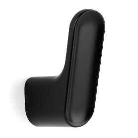 PERCHA LUV 17X50MM NEGRO MATE ZAMAK