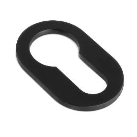 BOCALLAVE ADHESIVO OVAL 26X42X4 ACABADO CROMO SATINADO, NEGRO, BLANCO ACABADO NEGRO