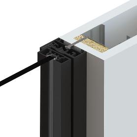 MARCO ALUMINIO MOVE ABAT. INGLETE NEGRO