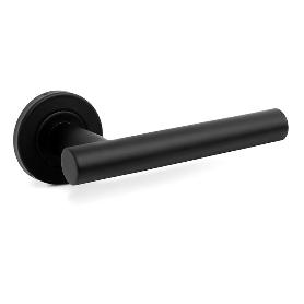 JUEGO ROSETA INOXIDABLE SAMY D52 R368 NEGRO MAT