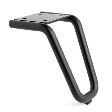 PATA METAL ERNICE NEGRO MATE H120