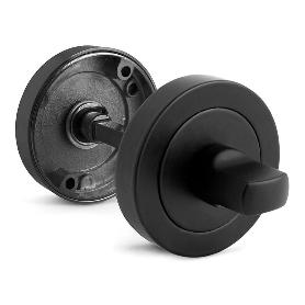 MULETILLA DESBLOQUEO ZAMAK Ø50X10MM ACABADO NIQUEL, NEGRO ACABADO NEGRO