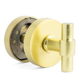 MULETILLA DESBLOQUEO T 50MM Ø50 LATON MATE, NEGRO MATE, NIQUEL SATINADO ACABADO LATÓN MATE