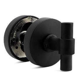 MULETILLA DESBLOQUEO T 50MM Ø50 LATON MATE, NEGRO MATE, NIQUEL SATINADO ACABADO NEGRO MATE