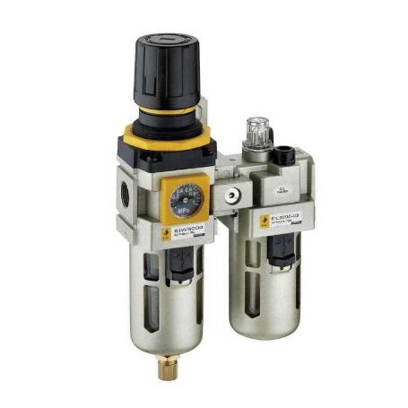 FILTRO REGULADOR LUBRIFICADOR R-1/4 EIC3010-02 MANOMETRO INTEGRADO