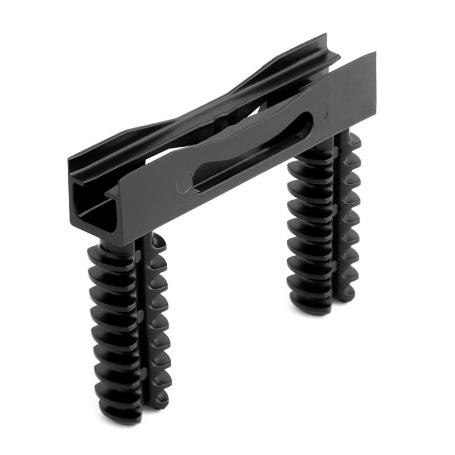 SOPORTE OCULTO PASANTE GHOSTA PARA UNIÓN INVISIBLE DE ESTANTES EN MUEBLES MODERNOS