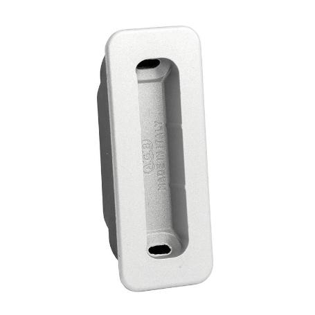 CERRADERO MINIMAL PLUS XT PUERTA MADERA ACABADO CROMO CEPILLAD