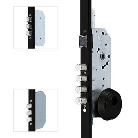CERRADURA SEGURIDAD TESA 3P TLB35SCLNE NEGRO