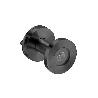 MIRILLA DE PUERTA INOX IN.23.010 CON LENTES DE CRISTAL - PARA PUERTAS DE 35 A 50 MM Y DE 51 A 80 MM ACABADO NEGRO M