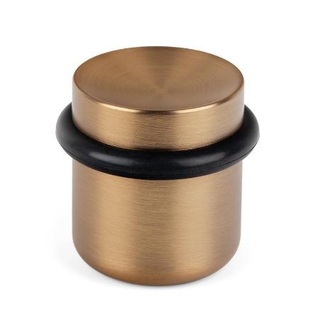 **TOPE DE PUERTA EN ZAMAK MODELO LUV 36×35 MM EN NIQUEL CEPILLADO, LATÓN CAVA, BLANCO MATE O NEGRO MATE - DISEÑO CO