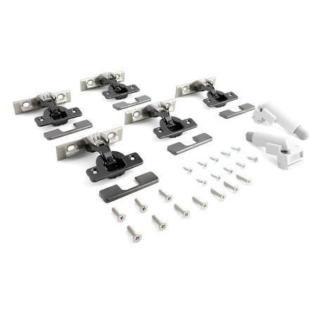 KIT EXEDRA PUSH Y SMOVE PARA PUERTAS ESCAMOTEABLES - ACABADO NÍQUEL O TITANIO SEGÚN MODELO ACABADO TITANIO TIPO SMO