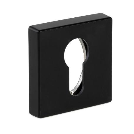 BOCALLAVE ZAMAK YALE Z CUADRADO 51X51 NIQUEL CEPILLADO, NEGRO MATE ACABADO NEGRO MATE